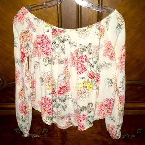 Off the shoulder blouse